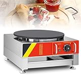 JNTTCD Elektrischer Crêpe-Maker Pfannkuchen, elektrischer Pfannkuchen, Crêpe-Maker...