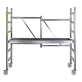 Gerüst Baugerüst Schnellbaugerüst Alugerüst Leiterngerüst Basic Fahrbar Rollgerüst Fahrgerüst Plattform 180x60