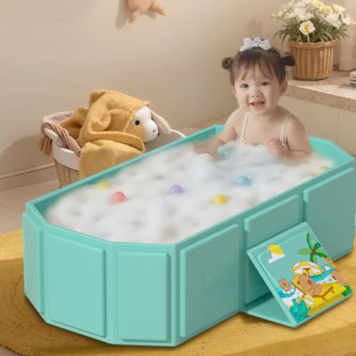 Baignoire pliable bébé pour rangement facile dans les petits espaces - 6