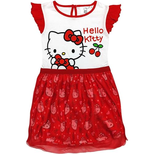 CERDÁ LIFE'S LITTLE MOMENTS Vestido para Niñas Diseño Elegante Y Cómodo con Colores Vibrantes De Gabby´s Dollhouse Vestito, Rosso, 5 Anni Bambine e Ragazze