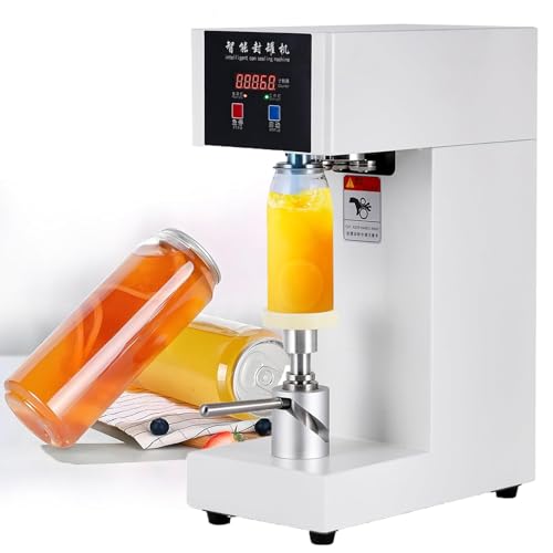 Máquina de sellado semiautomática de latas...