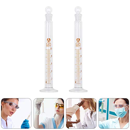 POPETPOP 2 Peças de Plástico Cilindro De Medição Com Escala Proveta Graduada para Mistura de Tintas