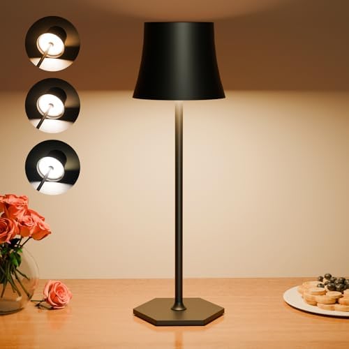 Lampada LED Ricaricabile Tyonto - 3 Temperature Colore, Batteria 5000mAh, IP54, Per Interni Ed Esterni