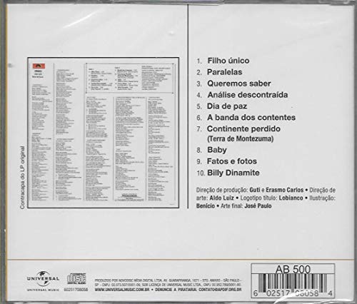 Erasmo Carlos - Cd Banda Dos Contentes - 1976