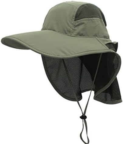 Sun Hats Men Women UPF 50+Protection Bucket Hat with Neck Flap