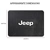 Plasticolor 001222R01 Jeep Elite Style Rear Seat Floor Utility Mat for Car Truck or SUV, 16.75 L X 13.75 W , Black