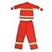 Oumefar Safety Suit Zip Up Cotton Protective Clothing With Reflective Strip Type 97 For Industrial Workers Fire Heat Insulation Apparel (M)