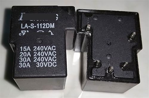 Relé 5 pines LA-S-112DM T90-1A-5P-12V-30A de 1 unidad para proyectos electrónicos