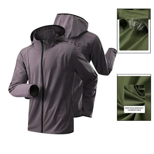 Chaqueta deportiva de manga larga GLDFW unisex resistente al viento 6