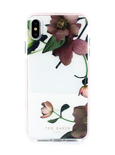 Ted Baker Fashion Anti Shock Case for iPhone Xs Max, Protective Cover iPhone Xs Max for Professional Women/Girls - Arboretum