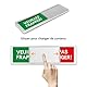 Status-Schalttafel-Schild (Silber, BG FR)
