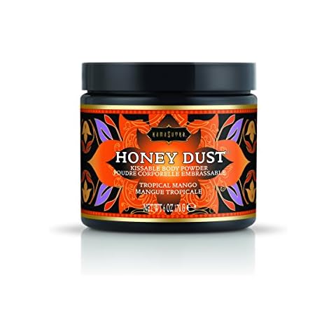 KamaSutra Kama Sutra Honey Dust: Tropical Mango, Körperpuder, Dose mit 170g + Feder-Applikator, Natural Cover