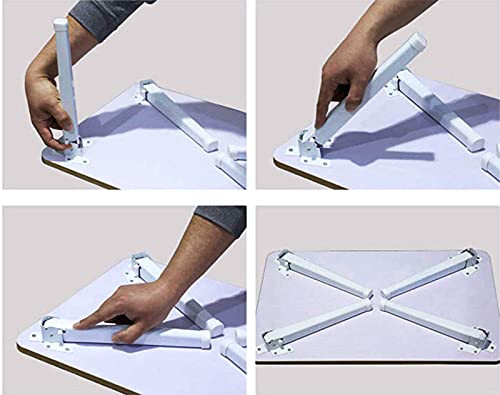 Lkbbc Laptop Desk For Bed, Bed Laptop Table, Foldable Portable Lap Bed Tray, 23.6 Inch Floor Table For Drawing, Reading And Writing, Oak #TOP4