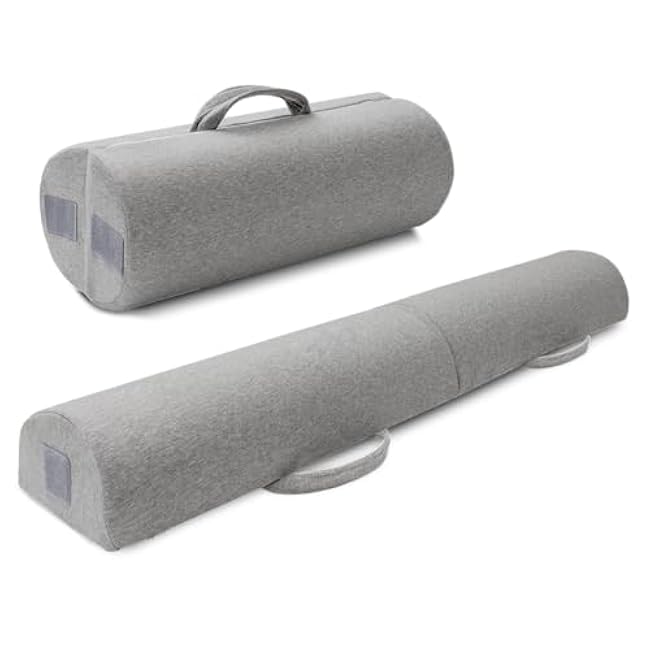 Milliard Toddler Travel Bed Bumper, Bed Foam Rail for Toddlers, Kids Safety Bed Guard for Twin, Full, Queen, King Beds, Non Slip Bottom and Water Resistant Cover