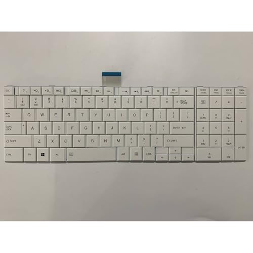 Clavier portable Toshiba Satellite C50D-A touches noires robustes format US