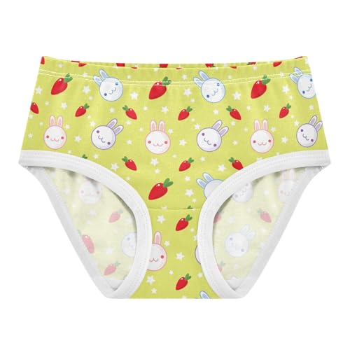 Little Girl Underwear Toddler Panties Kids Undies Rabbit Strawberry Cartoon Soft Cotton Briefs 2T-8Y