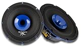 Soundstream SPM.804C – 8 Inch Midrange Pro Audio Speaker with Compression Tweeter | 600W Max Power, 4 Ohm, 95dB Sensitivity | Steel Basket, Surround, Ferrite Magnet – Loud Car Speaker - Pair