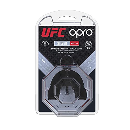 Opro Junior UFC - Paradenti in argento rosso/nero