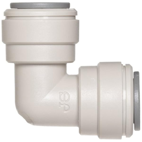 John Guest Acetal sampolymer rörmontering, unionsarmbåge, 1/4" rör OD (paket med 10)