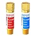 AGPTEK Oxygen Acetylene Flashback Arrestors Set Regulator End 9/16 -18 Threads B Size