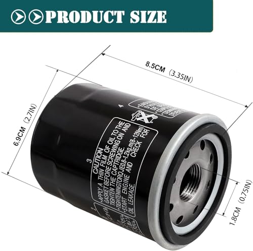 Image of Oil Filter 2540086 2540122 for Polaris Ranger 700-900, RZR 800-900, Sportsman 600-800, General 1000