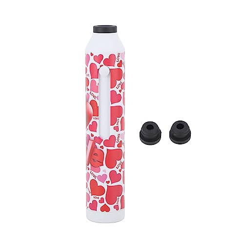 Image of CHICIRIS Handheld Ashtray, Portable Car Cigarette Holder Ash Tray for Home Office Outdoor Smoking, 5.5in (Heart)