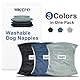 MICOOYO Waschbare Bauchbinden für Rüden | Wiederverwendbare Hundewindeln | Saugfähige Doggy Wraps mit verstellbarem Verschluss, 3 Stück, XL