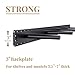 1 Pack Large Shelf Brackets Long Floating Shelf Bracket Invisible Floating Shelf Hardware Heavy Duty Floating Mantel Brackets(43