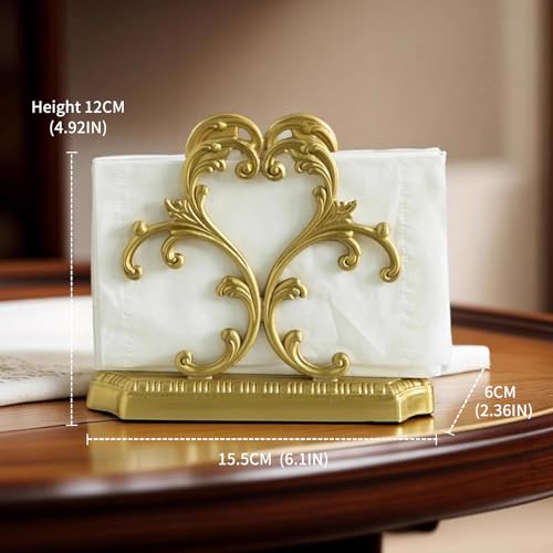 Yacsnbf 1 Luxurious Brass Napkin Holder For Table,Gold Napkin Holder,Kitchen Napkin Holders For Paper Napkins thumb #4