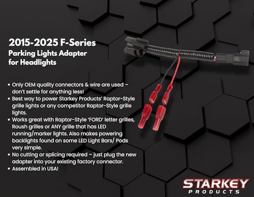 Adaptador de luces de estacionamiento para F-Series 2015-2025 miniatura 3