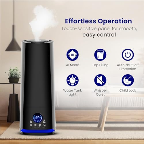 Image of Humidifire for Room Moisture, Aroma Diffuser for Home, Mist Maker, Cool Mist Humidifier, Small Quiet Air Humidifier, Ultrasonic Essential Oil Diffuser Electric (Humidifire)