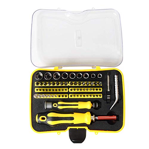 70 en 1 tournevis professionnel Définit avec 65 Bits, Ceshumd Precision Electronics Kit d'outils de réparation
