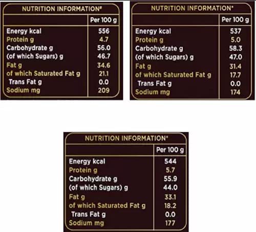 Cadbury Bournville 80 grams 50% Dark (3 Units) + Bournville Cranberry 80 grams (3 Units) + Bournville Raisin & Nut 80 grams (3 Units) Pack of 9 Bars (9 x 80 grams)