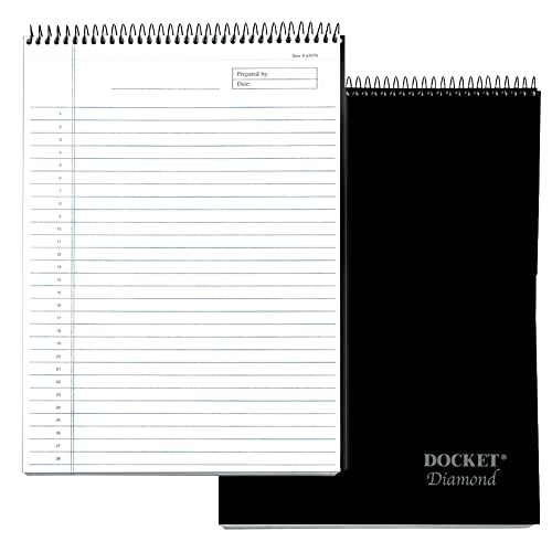 Cahier à spirale TOPS Docket Diamant pour des notes propres sans feuilles qui se déchirent