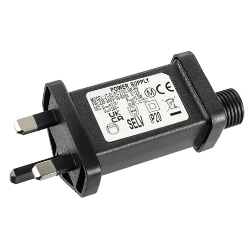 EPLZON 31V 3.6W Transformer Plug LED Driver IP20 Power Supply Adapter with Timer 8 Models for Christmas Lights Flashing Lights Fairy Lights Icicle Lights Net Lights