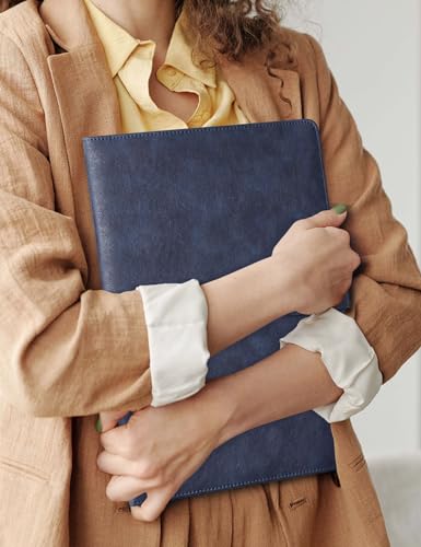 image for Mymazn Padfolio Portfolio Folder, Faux Leather Interview Resume Folder