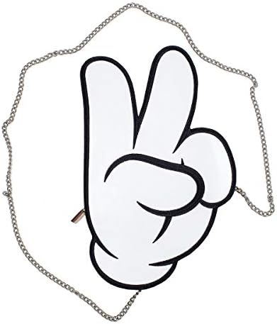 Amazon ディズニー ミッキー マウス クロスボディバッグ ショルダー バッグ ピースサイン ハンド ｕｓディズニーストア 並行輸入品 By Cakeworthy バッグ 財布 おもちゃ