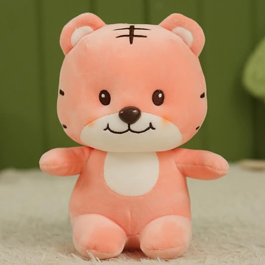 Image of SCOOBA Baby Tiger Pink Soft Toys for Kids Babies 25cm (Baby Tiger Pink)