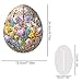 ARTopet DIY Diamond Desktop Ornament Easter Special Shaped Crystal Double Sided Pattern Single Sided Diamond Diamond Art Painting Tabletop Home Ornaments Decor-Easter Floral Egg