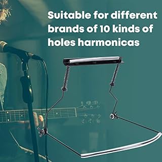 Support Harmonica Stand Cou de Harmonica Réglable en Métal pour Harmonica à 10 Trous - Les Beatles, Paul McCartney, John Lennon, RIngo Starr, George Harrison Support Harmonica Stand Cou de Harmonica Réglable en Métal pour Harmonica à 10 Trous – Image 7