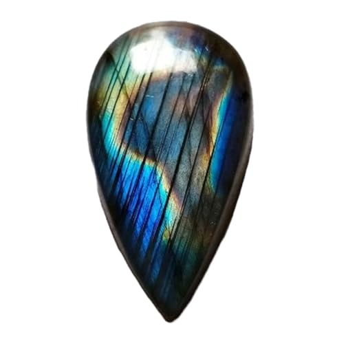 Cabochon labradorite naturelle 36x20mm poire pour création de bijoux DIY GH_NAT_03764