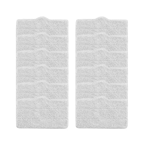 OmPton Mop Pads for Deerma ZQ100 ZQ600 ZQ610 – 12pcs