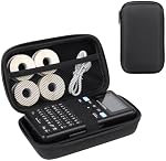 SUPVAN Nylon Hard Protective Travel Case for E11 Label Maker and Tapes, Waterproof Shockproof Scratch Resistant Carrying Case for External Hard Drive, Power Bank, Cell Phone, Cable, Cord