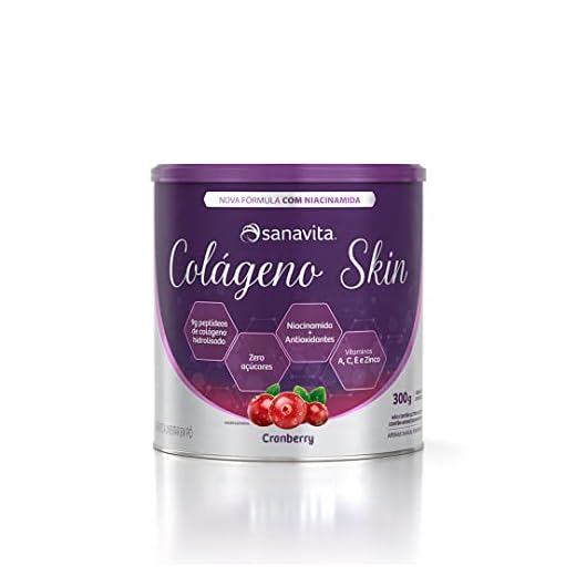 COLAGENO SKIN - CRANBERRY - LATA 300G