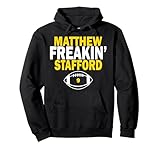 Matthew Freakin' Stafford Number 9 Pullover Hoodie