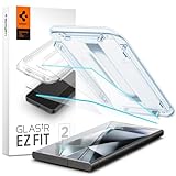 Spigen 【創業18年】 Galaxy S24 Ultra ガラスフィルム 貼り付けキット付き 指紋認証対応 2枚入 EZ Fit AGL07493