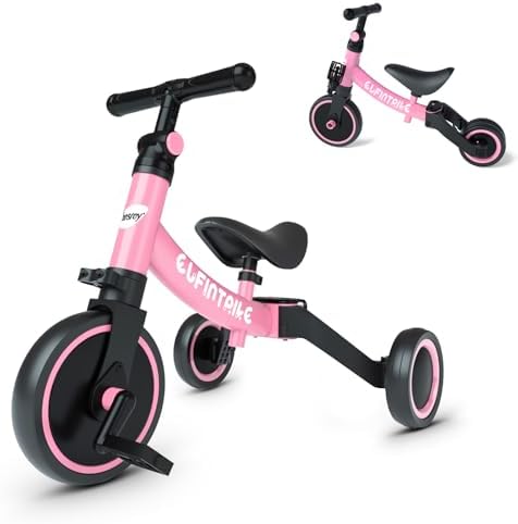 besrey 5 in 1 Toddler Bike for 1 Year to 4 Years Old Kids, Toddler Tri...