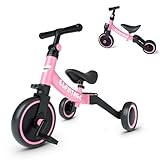 besrey 3 in 1 Toddler Bike for 1 Year to 4 Years Old Kids, Toddler Tricycle Kids Trikes Tricycle, Toys for Boy & Girl, Balance Training, Removable...