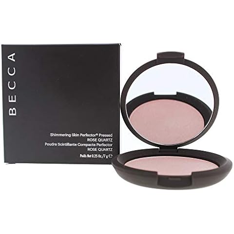 Becca Shimmering Skin Perfector Pressed Highlighter, Rose Quartz, 0.28 Ounce Cover