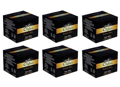 Image of Olifair Pearls Saffron Night Cream for Men and Women,Skin Whitening and Dark Spot Removal-50 g (Pack of 6)